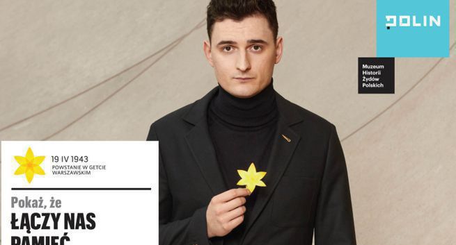 Akcja "Żonkile" Muzeum POLIN po raz ósmy. Ambasadorami Seweryn, Podsiadło, Kurdej-Szatan, Wellman, Zalewski