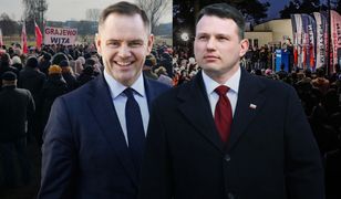 PiS ma tam ponad 50 proc. Oto, ile osób przyszło na Mentzena