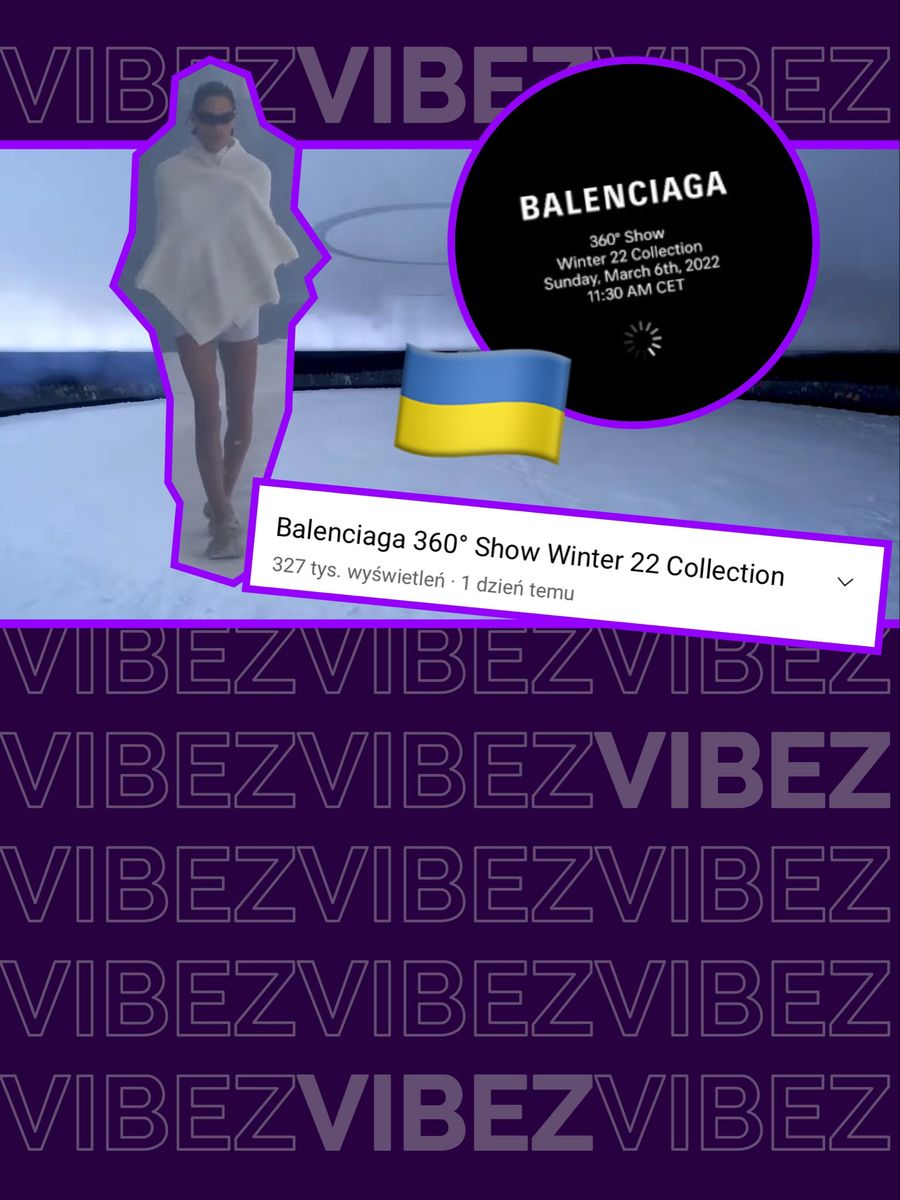 Balenciaga z wojną w Ukrainie jako temat przewodni pokazu na Paryskim Tygodniu Mody