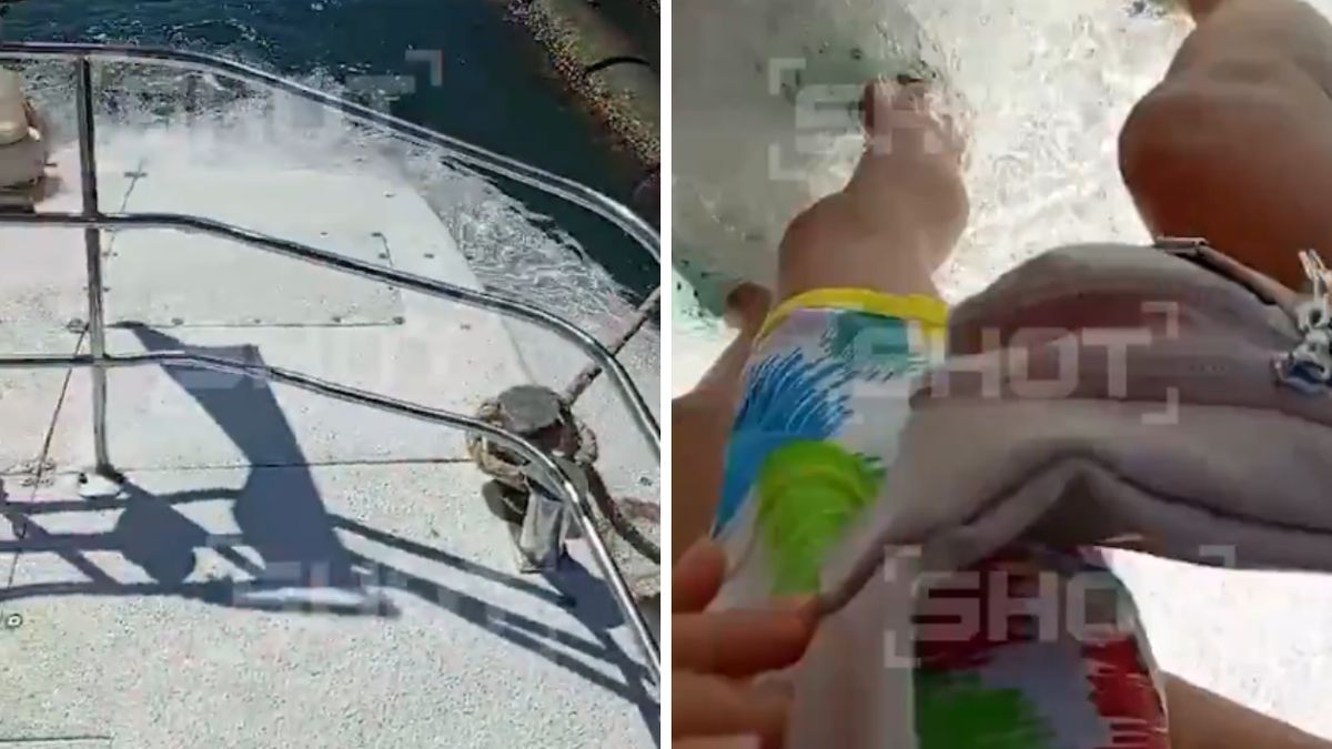 Nagranie z łodzi Sindbad