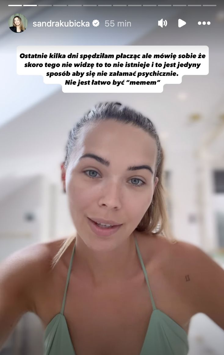 Sandra Kubicka ma dość "bycia memem" i ogranicza social media