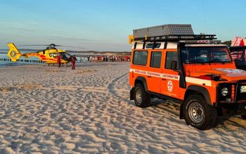 Skandal na plaży w Ustce. Tak zachowywali się Kolumbijczycy