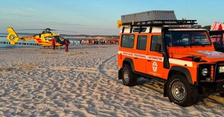 Skandal na plaży w Ustce. Tak zachowywali się Kolumbijczycy