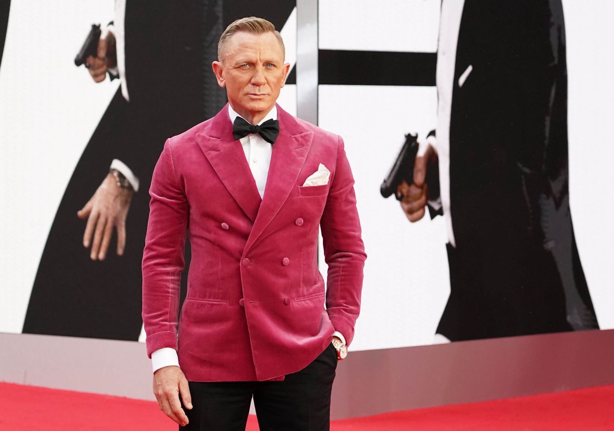 Daniel Craig na premierze najnowszego filmu o Jamesie Bondzie "No time to die" 