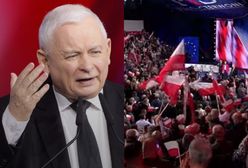 Tłum bije brawo na stojąco. Kaczyński grzmi: szaleńcze przedsięwzięcie