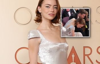 Emma Stone przyłapana w niezręcznej sytuacji. To robiła na Oscarach