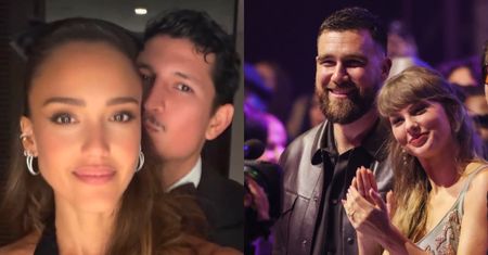 Jessica Alba z młodszym o 12 lat partnerem byli na ślubie Taylor Swift. Pokazali wielkie przygotowania. "To był przepiękny wieczór" (FOTO)