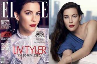 Kobieca Liv Tyler na okładce "Elle"