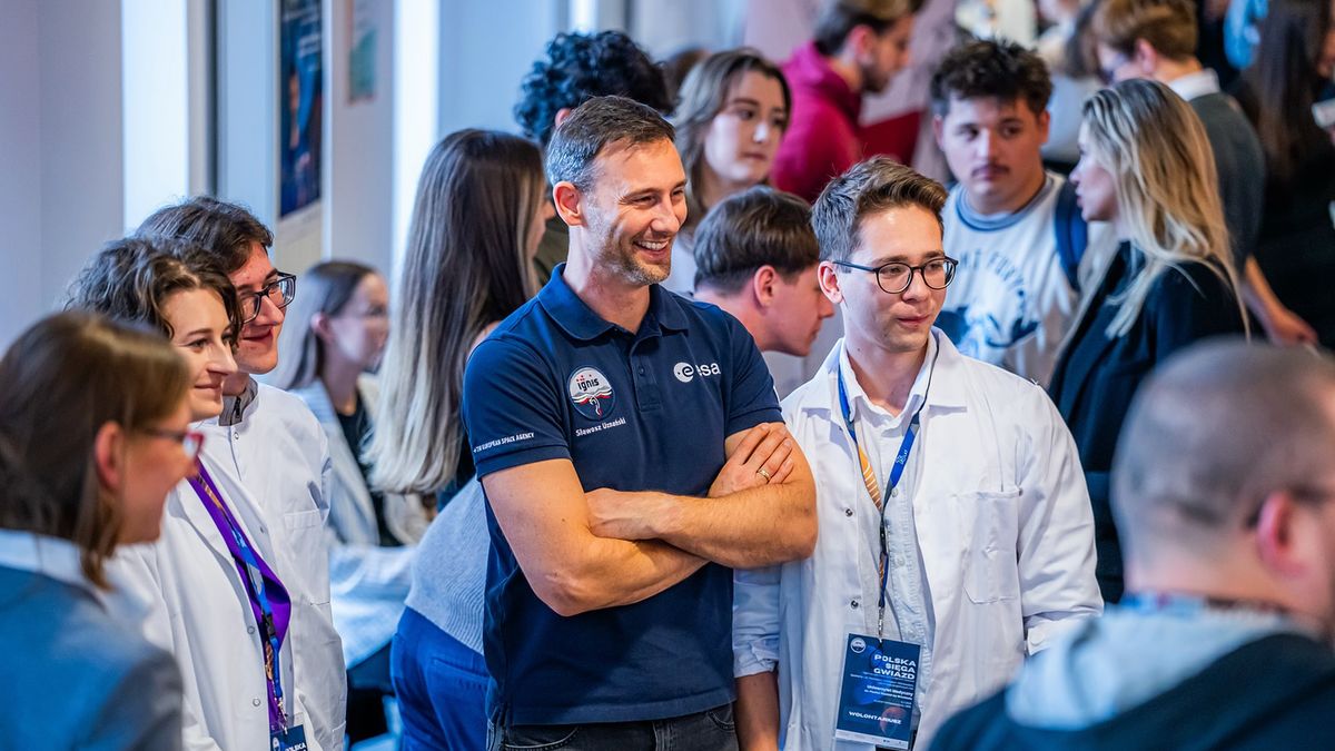 Polski astronauta spotyka się ze studentami medycyny i kierunków technicznych