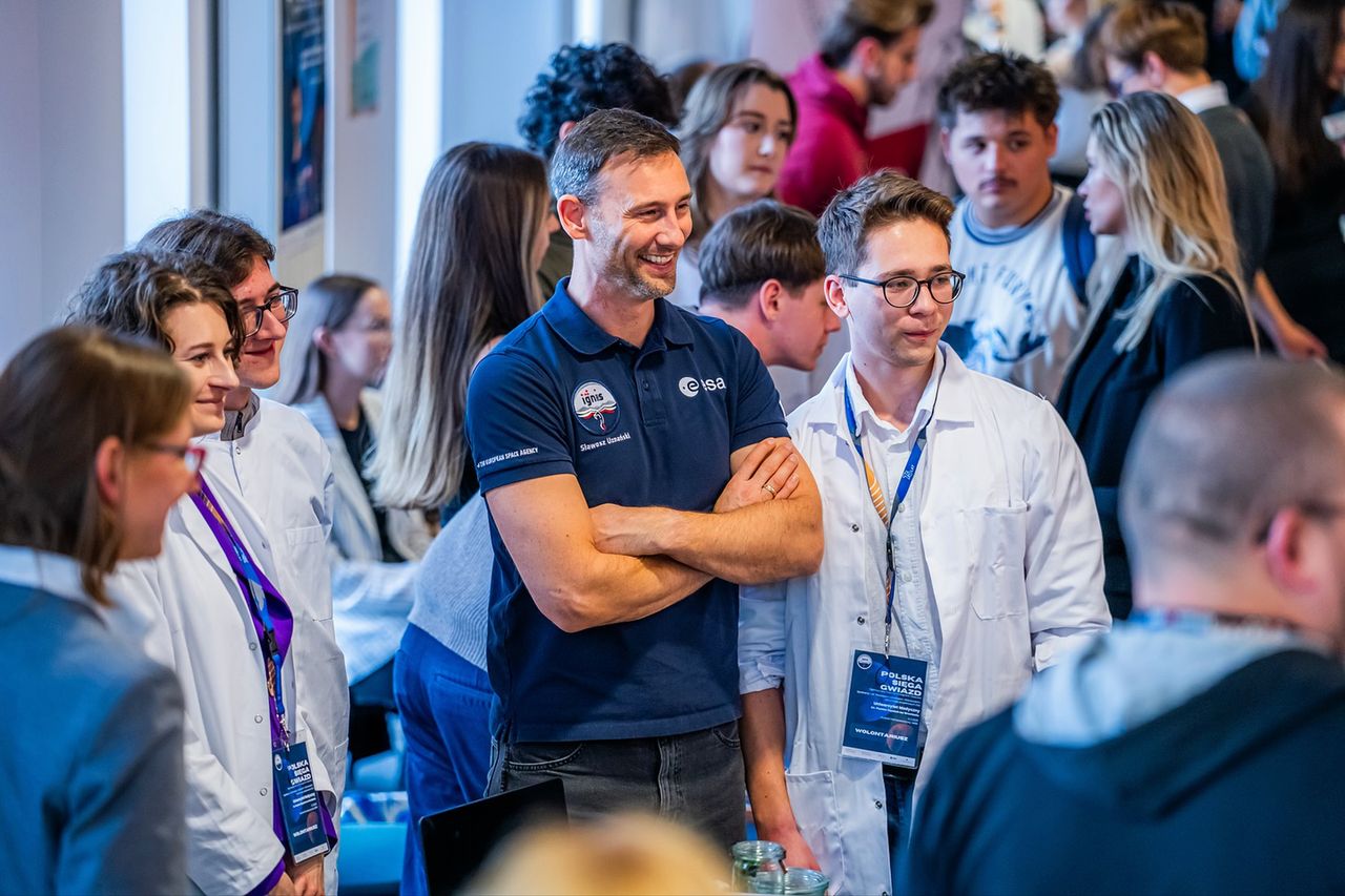 Uznański-Wiśniewski spotkał się z przyszłymi lekarzami. Mówił o medycynie kosmicznej