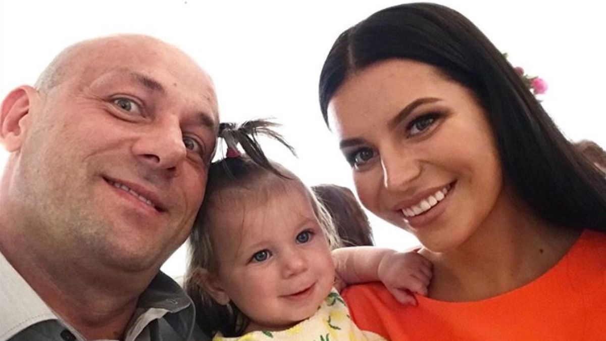 Robert Burneika z rodziną