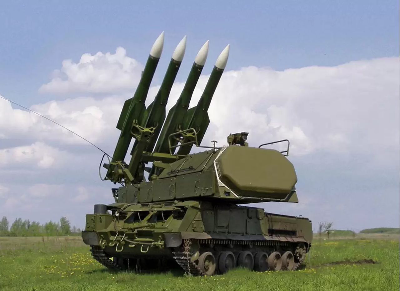 Ukrainian forces obliterated the buk-M1-2 air defence system