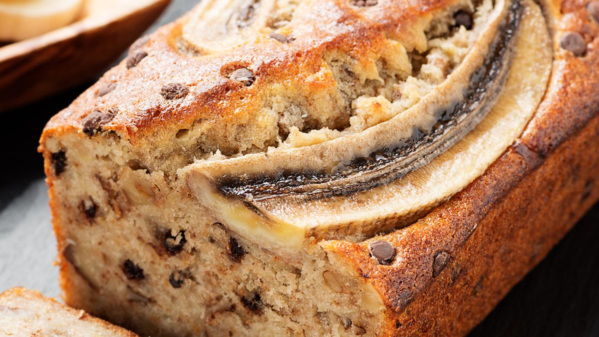 Proteinowy chlebek bananowy syci na długo