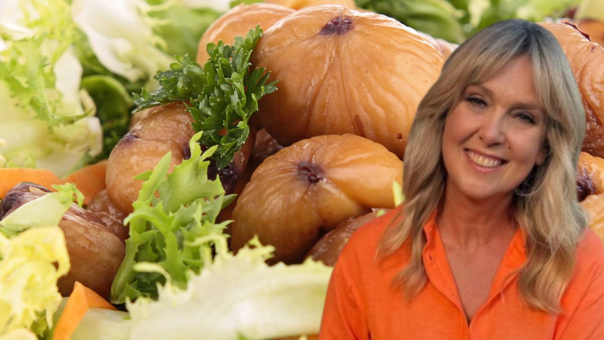 Ewa Wachowicz pokazał, jak zrobić jesienną sałatkę 