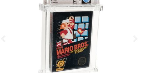 Super Mario Bros.: oryginalna wersja gry na NES sprzedana za prawie pół miliona zł