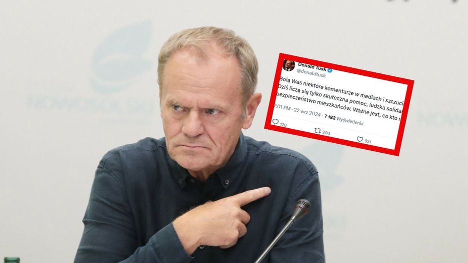 Donald Tusk reaguje na krytykę