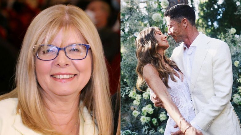 Mama Anny Lewandowskiej też była na ich drugim ślubie. Maria Stachurska zadała szyku (FOTO)