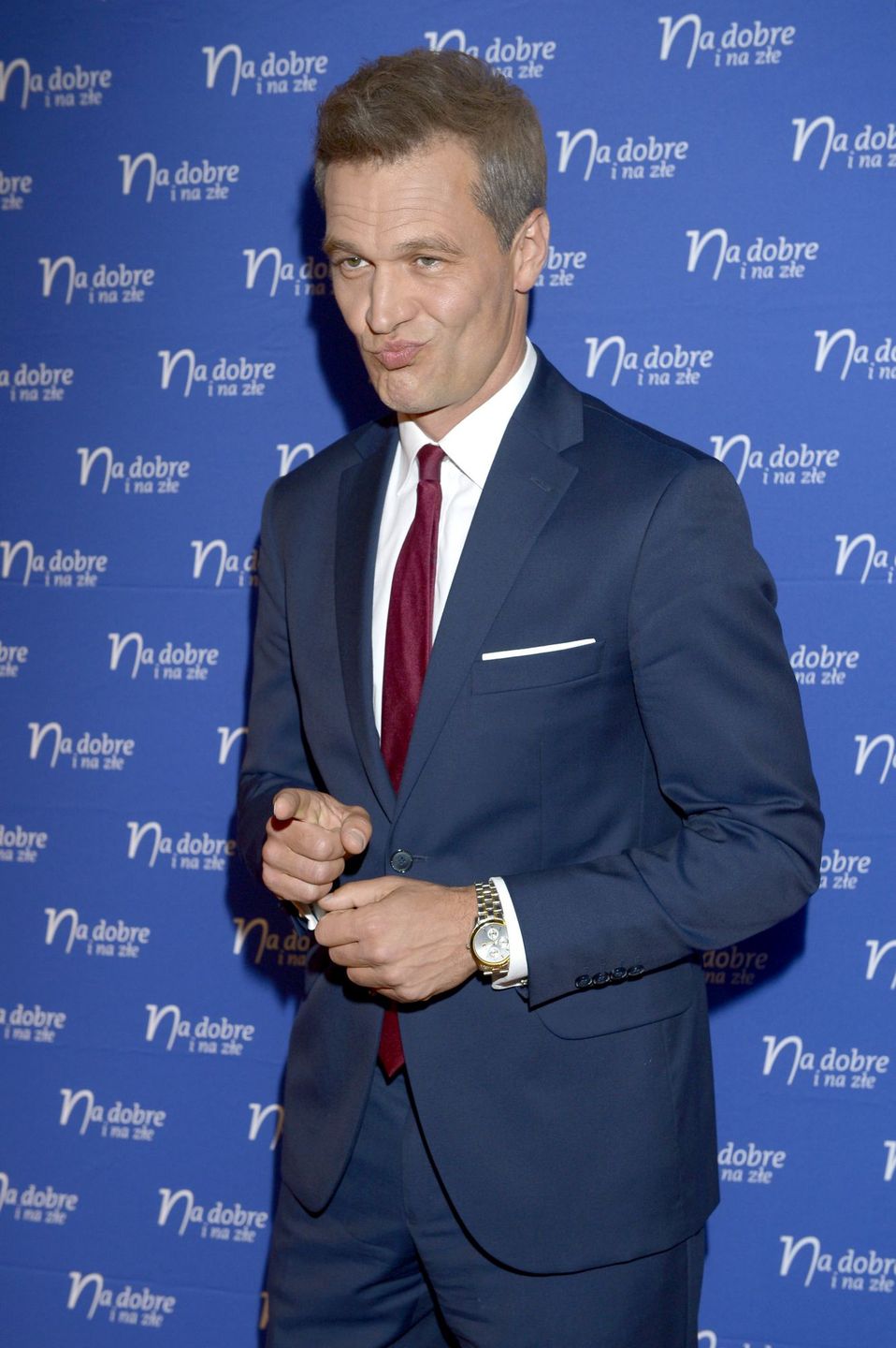 Michał Żebrowski na konferencji "Na dobre i na złe"