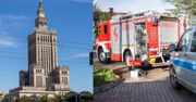 Z OSTATNIEJ CHWILI: Mężczyzna podpalił się pod Pałacem Kultury i Nauki!