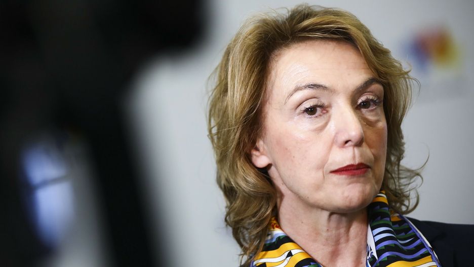 reporter9_baza04.07.2019 Poznan Szczyt Balkanow Zachodnich w siedzibie Miedzynarodowych Targow Poznanskich .   N/z wicepremier Chorwacji Marija Pejcinovic Buric  fot. Beata Zawrzel/REPORTERBeata Zawrzel/REPORTER