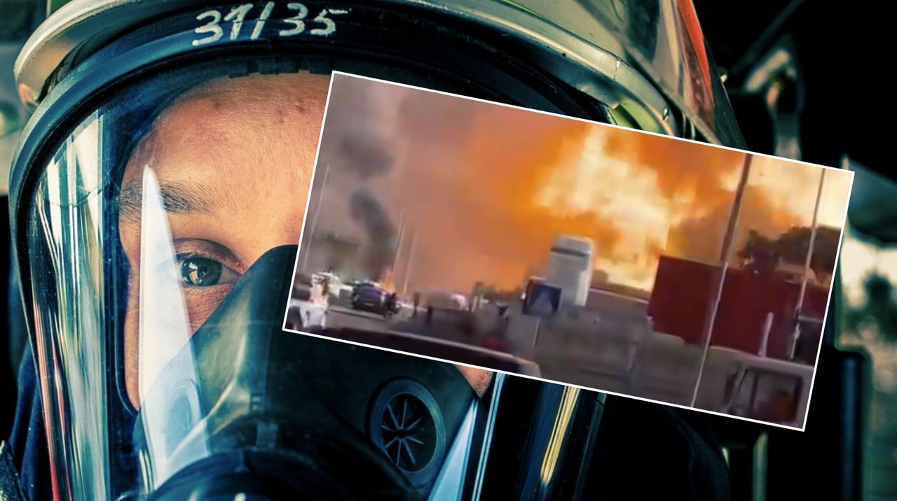 Potężna eksplozja na stacji benzynowej w Rzymie. Ogromna kula ognia przeraża mieszkańców [WIDEO]