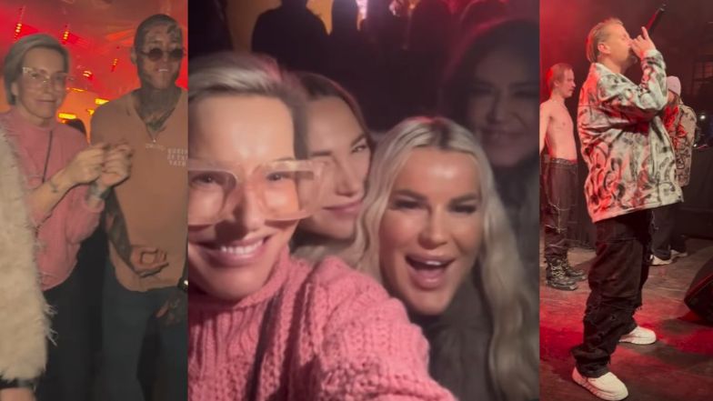 Paulina Smaszcz i Stifler na koncercie Sebastiana Fabijańskiego