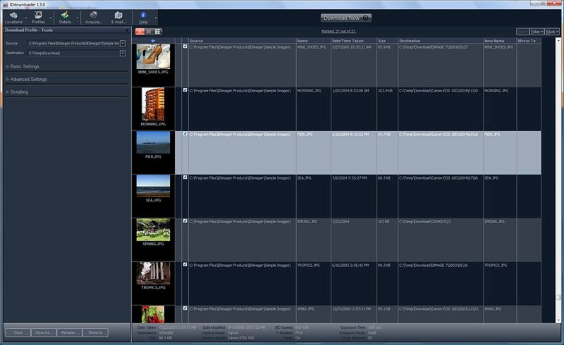 IDimager V5 - ciekawe oprogramowanie do katalogowania zdjęć 2