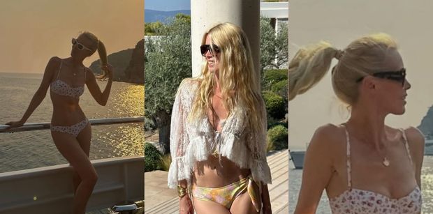 Claudia Schiffer eksponuje zabójczą sylwetkę na greckich wczasach. Dacie wiarę, że ma 55 lat? (ZDJĘCIA)
