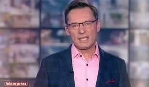 Wpadka w "Teleexpressie". Ziemiec nie wiedział, gdzie podziać wzrok