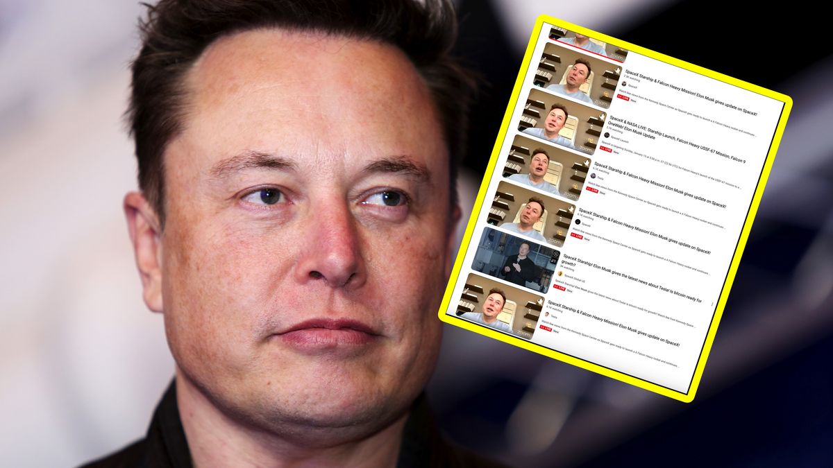 Elon Musk wykorzystywany w kampaniach oszustów