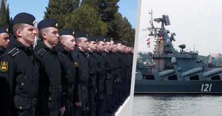 Uratowani z krążownika Moskwa? Rosja pokazuje film