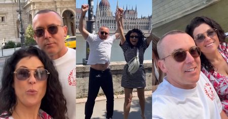 Katarzyna Cichopek i Maciej Kurzajewski podbijają Budapeszt: lokalne rarytasy, kupowanie pamiątek... Humorki dopisywały? (ZDJĘCIA)