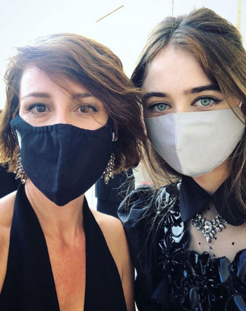 Maja Ostaszewska i Raffey Cassidy podczas festiwalu w Wenecji