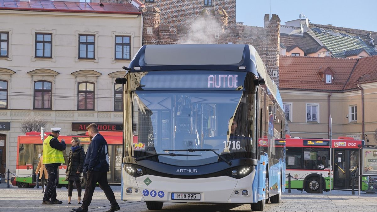Autobus wodorowy Arthur Bus na testach w Lublinie