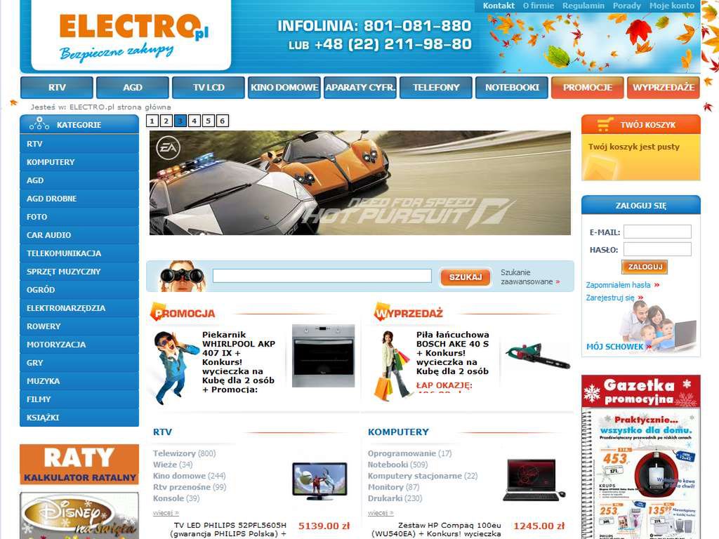 Najlepsze sklepy z elektroniką w polskiej Sieci [TOP 10] 8