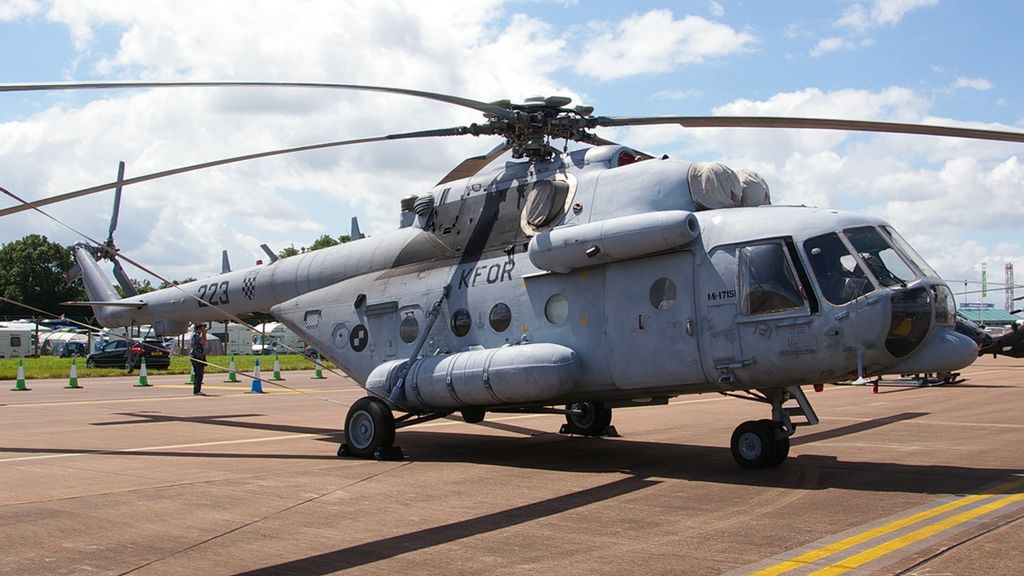 Mi-171 sił zbrojnych Chorwacji. Ten kraj również przekazał te maszyny Ukrainie