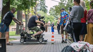 Ruszyły zdjęcia do filmu "Turnus" w Ciechocinku. Znani aktorzy na planie [FOTORELACJA]