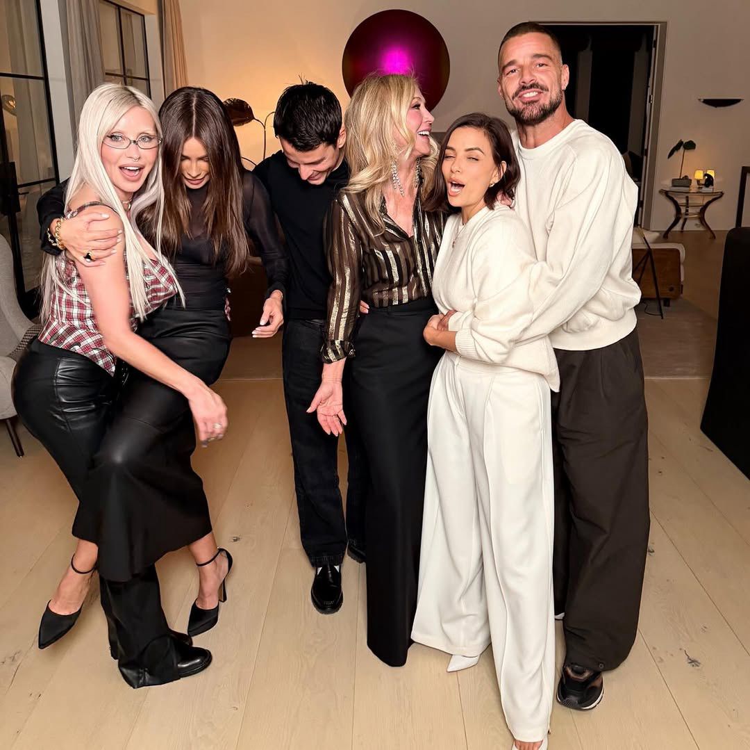 Eva Longoria i Ricky Martin na kolacji u Sofii Vergary