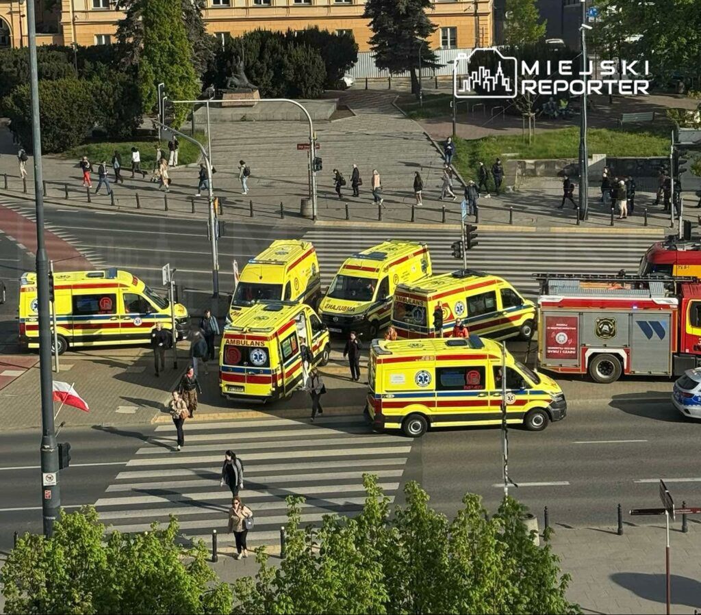 Fot. Czytelnik Miejskiego Reportera  Wypadek tramwajowy w Warszawie