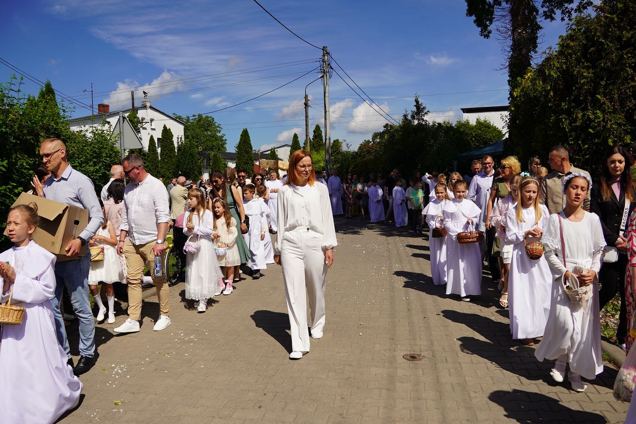 Boże Ciało, Procesja Parafia pw.  Św Rafała Kalinowskiego w Pile
