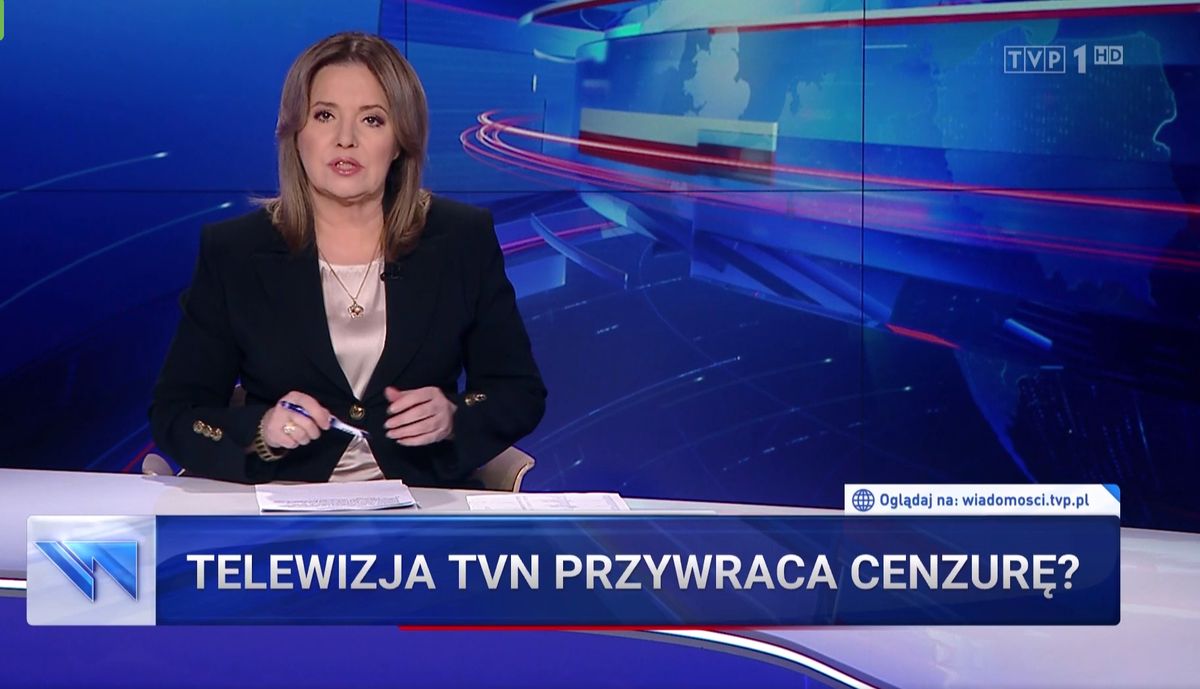 "Wiadomości" znów krytykują stację TVN
