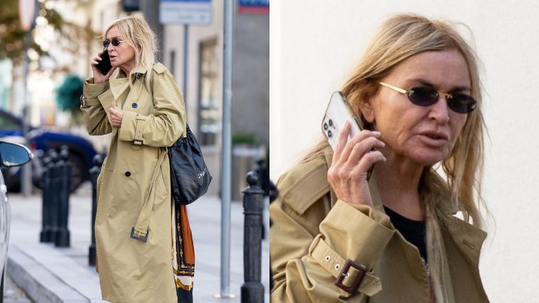 Monika Olejnik "przyłapana" przez paparazzi. Co za stylizacja!