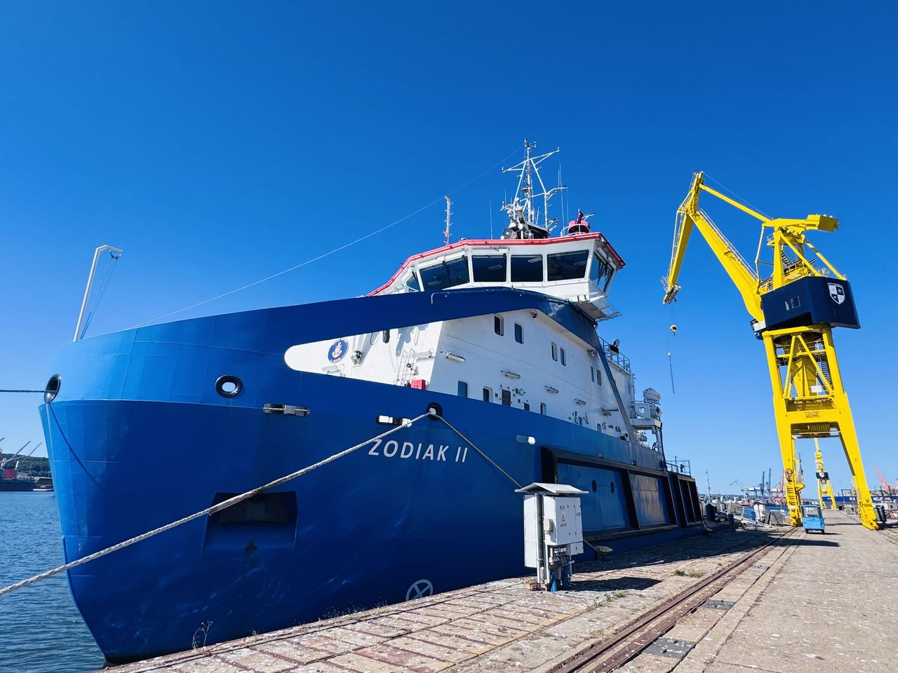 Gdynia: Pierwszy planowy remont wielozadaniowego statku Zodiak II