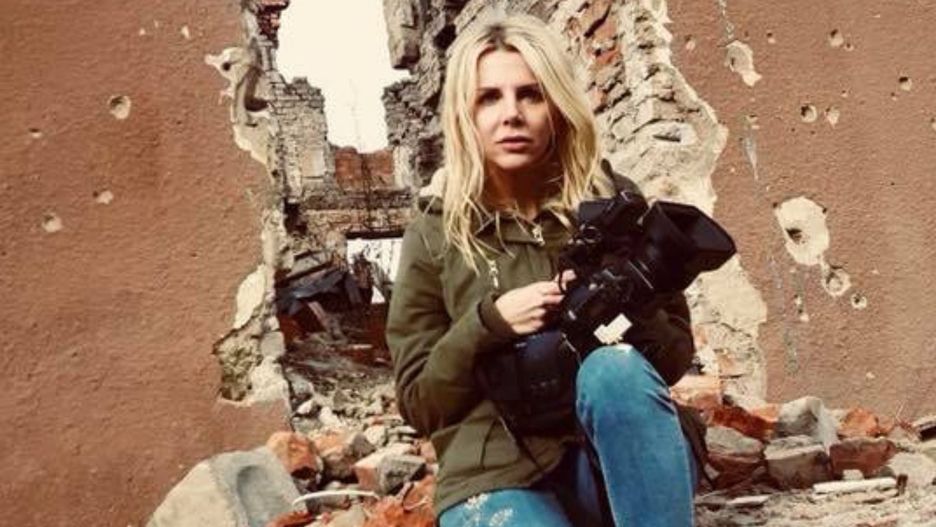 Bianka Zalewska w pracy