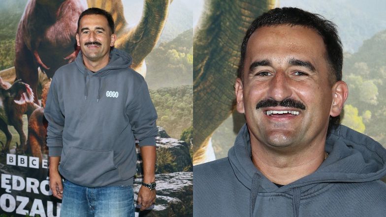 Odchudzony Michał Koterski zaprezentował się na ściance