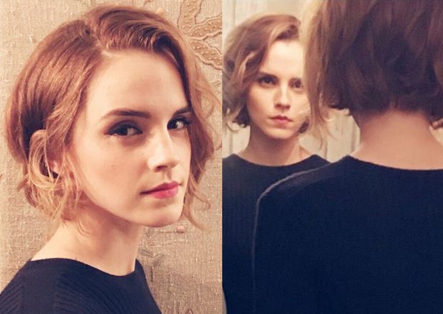 Emma Watson w krótkich włosach! (FOTO)