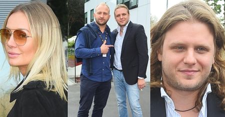 Borys Szyc pozuje w Gdyni… z mężem Szulim (ZDJĘCIA)
