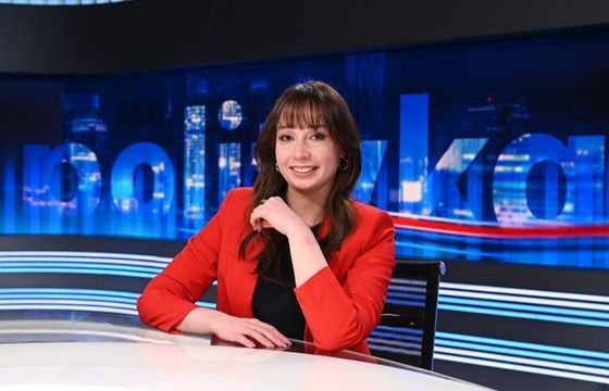 Program kanału Polsat News Polityka nadawany ze studia „Interwencji”