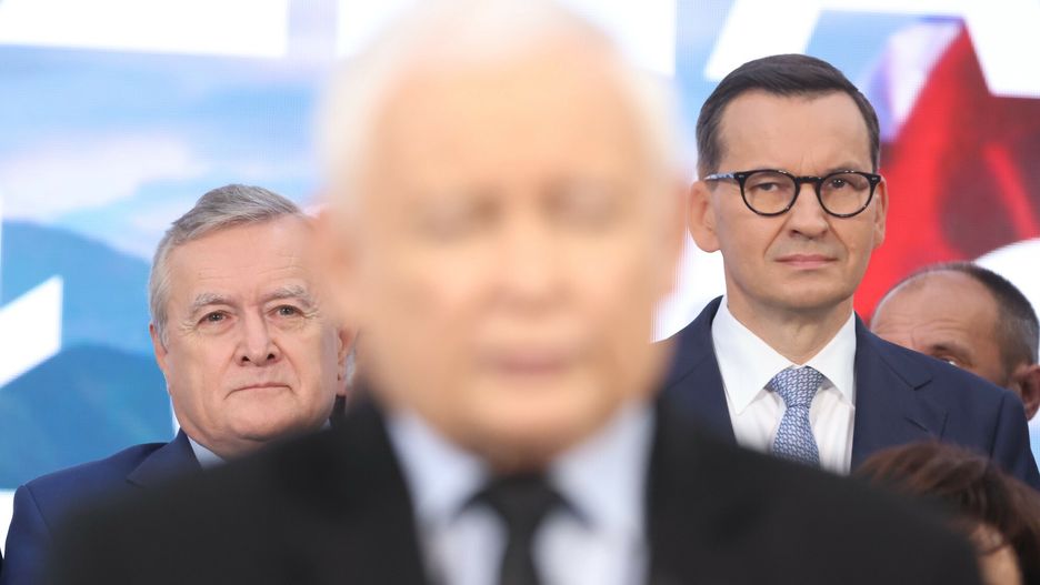 Gliński, Kaczyński i Morawiecki