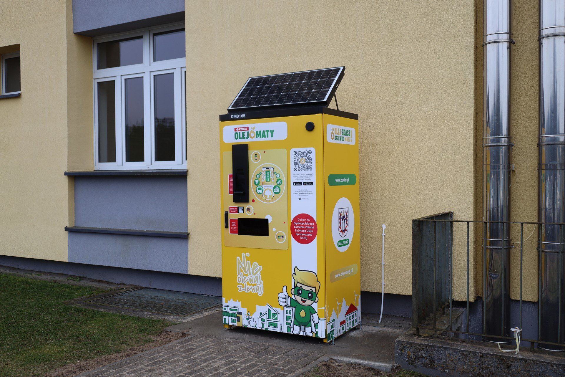 W Białym Borze stanął pierwszy olejomat